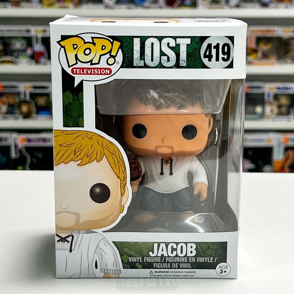 Funko Pop Television Lost Jacob 419 Vinyl Figure Science Fiction Adventure Drama